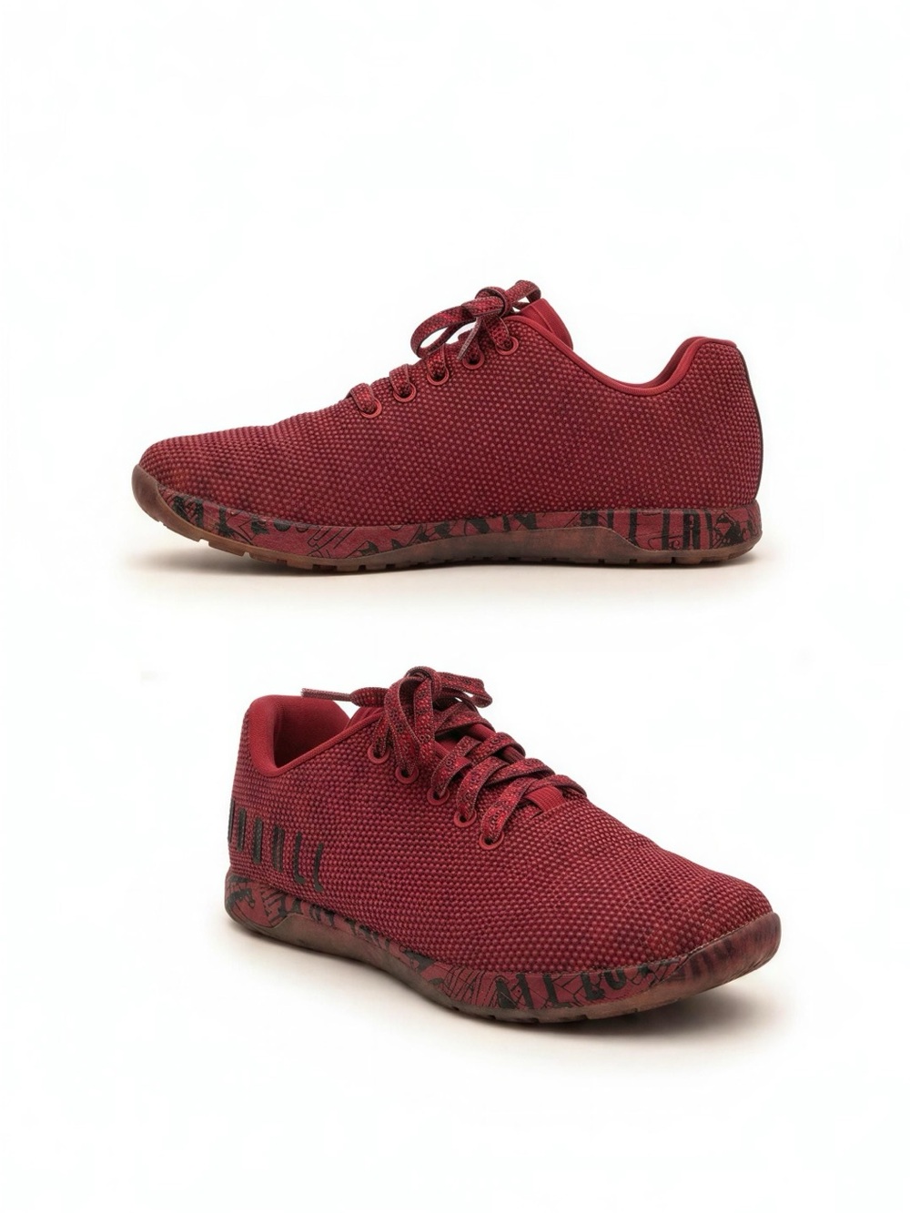 NOBULL All Love Ruby Red SuperFabric Trainer Shoes Size 9